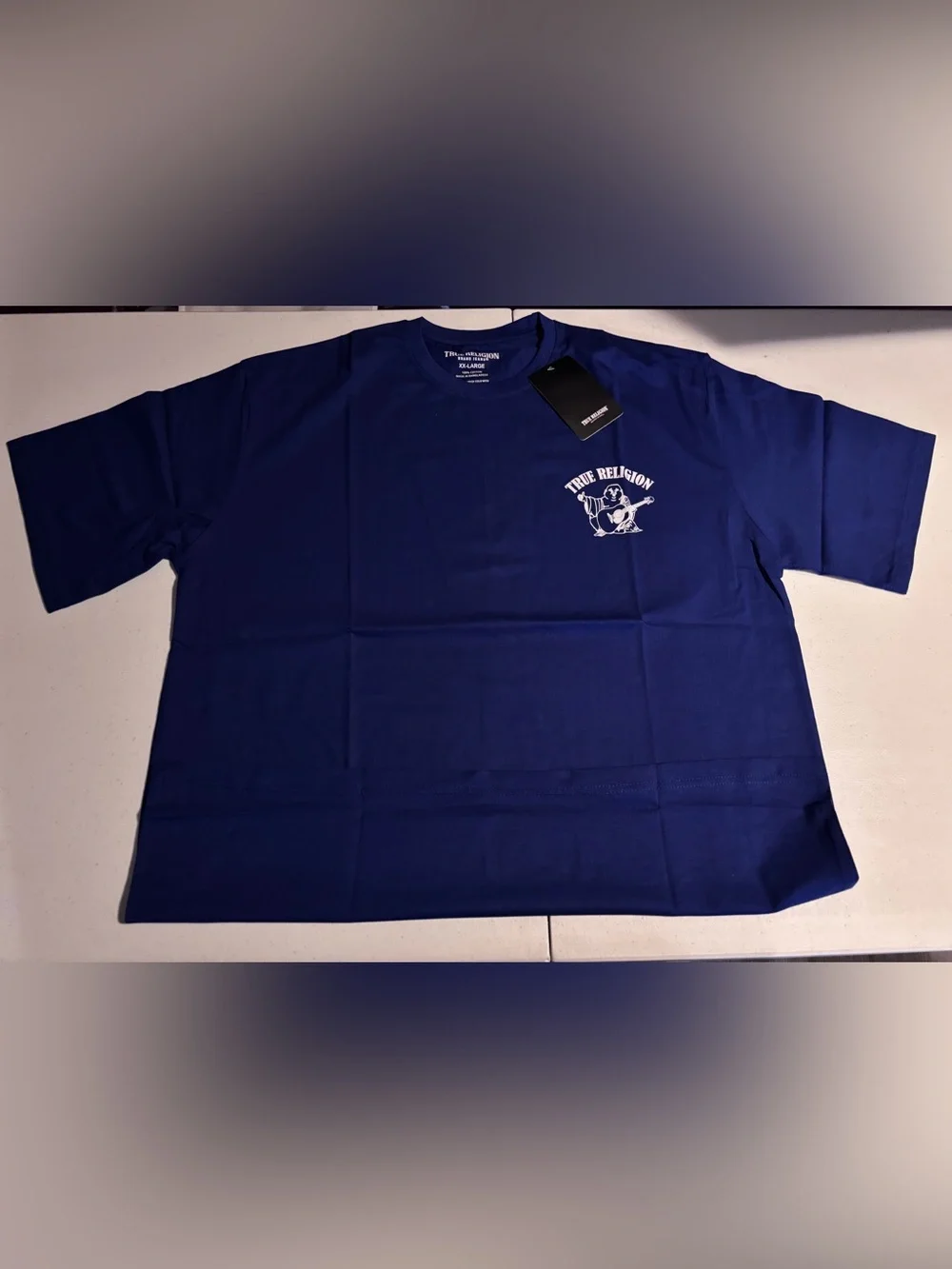 True Religion Men’s Blue Graphic Pocket Tee